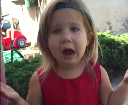 Adorable 4 Year Old Lays Law Down To Dad Before Wedding