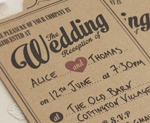 Brutally Honest Wedding Invitation